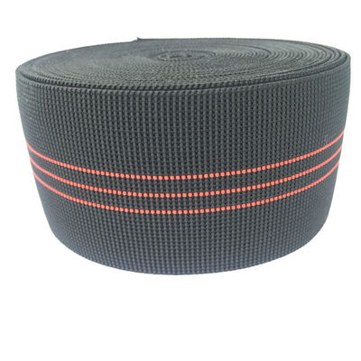 Porcellana Colore nero della tappezzeria della tessitura degli accessori elastici a 3 pollici della mobilia fornitore