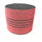 Allungamento elastico di rosso 50%-60% di larghezza della tessitura 70mm del sofà a 3 pollici con le linee nere fornitore