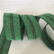 Tessitura elastica verde di larghezza 50mm con 4 linee nere tessitura del PE fornitore