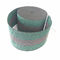 colore verde ad alta resistenza di larghezza 8cm della cinghia della tessitura del poliestere di allungamento di 40% fornitore