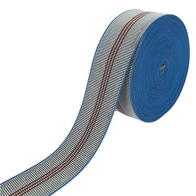 Porcellana Blu di gomma di resilienza della tessitura elastica del sofà del PE dell'ambiente buon con 3 linee rosse fornitore