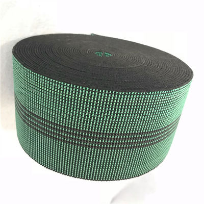 Porcellana Tessitura di gomma elastica coperta a 3 pollici della tappezzeria dei fili per il sofà di funzione nel colore verde 460B# fornitore
