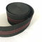 allungamento elastico del nero 50%-60% di colore della tessitura del sofà di larghezza di 7cm con le linee rosse fornitore