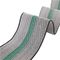 Colore grigio di forte del sofà larghezza elastica a 3 pollici della tessitura 70mm con le linee verde fornitore